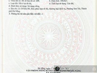 Lô đất mặt tiền đường nguyễn hữu an, view vịnh biển, sát nhà hàng chân trời góc bể