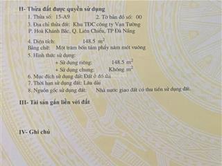 Lô đất đường 24 bàu mạc 3, p. hòa khánh bắc, liên chiểu.