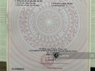 Căn nhà mặt tiền đường cao xuân huy, cẩm lệ, đà nẵng