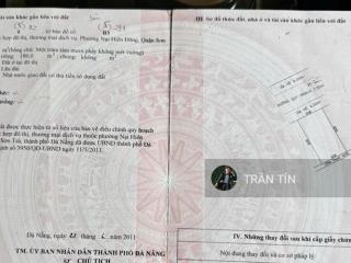 Lô đất mặt tiền đường trần sâm, ngay nhà hàng chân trời góc bể.