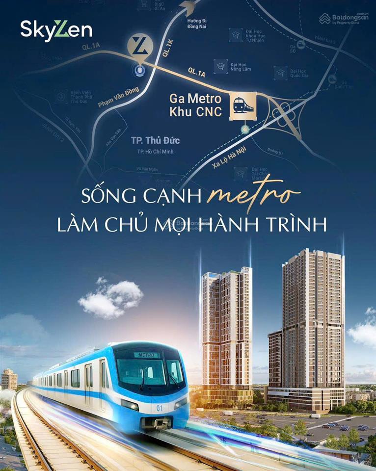 Sở hữu căn hộ ngay phạm văn đồng, liền kề metro bàn giao full nội thất cao cấp