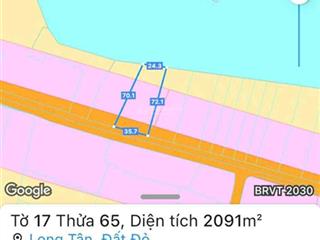 Mặt hồ lồ ô  long tân  long đất  brvt view mặt hồ  sở hữu vĩnh viễn  đất thổ cư