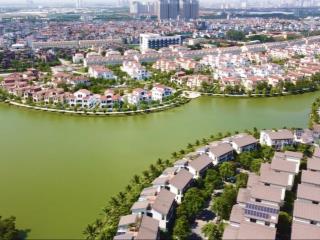 Bán gấp song lập vvip mặt hồ vista lago tại nam an khánh, 365m2, sẵn sổ