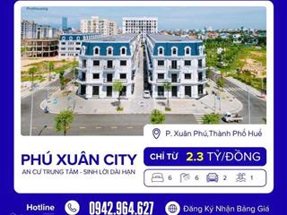 Mở khóa cơ hội 2025 nhà phố 4 tầng tại phú xuân city trả trước 30% sổ đỏ trao tay, nhận nhà ở ngay