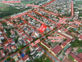 Hàng hiếm! lô đất vị trí vàng  trung tâm thị trấn đại nghĩa, mỹ đức, tiện ích đầy đủ