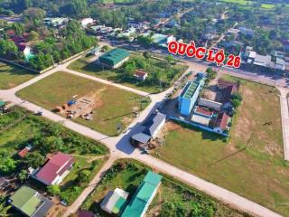 Lô đất tt thị trấn mdrak cạnh bên ql 26  gần 200m2 với chỉ 650 triệu