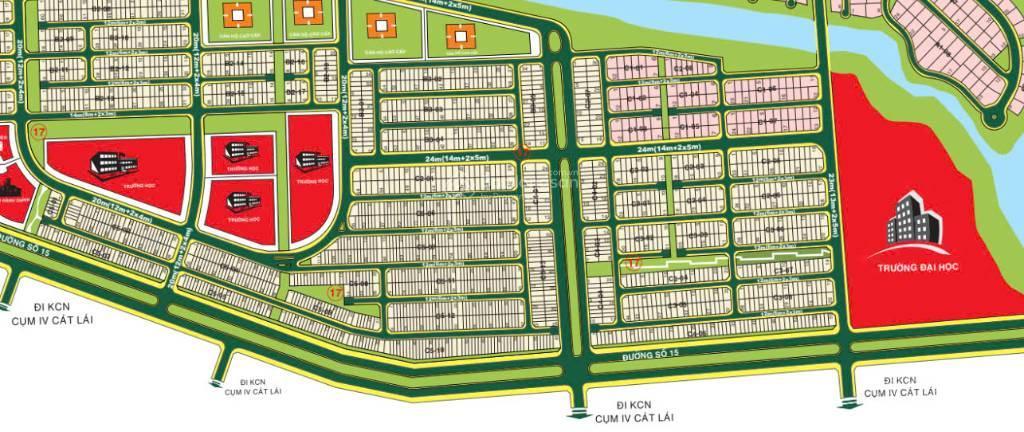 Bán đất ngay cát lái invesco nhiều diện tích 5x20, 6x20, 8x20m sổ hồng riêng, giá 2 tỷ 350