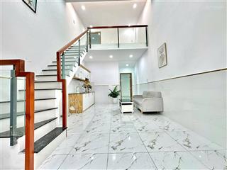 Nhà mới 100% bình hưng hòa b, bình tân 40m2 1trệt 1lửng, 2pn 2wc, full thổ cư, giao dịch chính chủ