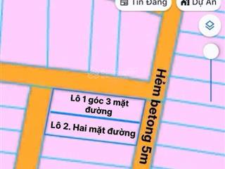 Bán đất 101m2 2mặt tiền tại hùng vương, phú đông, nhơn trạch, đồng nai, giá tốt 2,3 tỷ