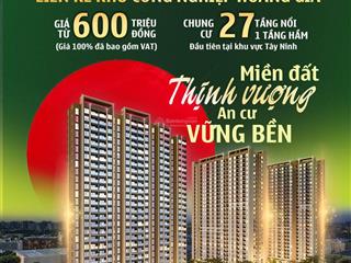 Chung cư noxh 27 tầng, đức hòa  giá rẻ, ưu tiên người lao động, chưa sở hữu nhà ở  full tiện ích.