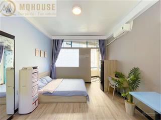 Cho thuê căn hộ studio ban công, máy giặt riêng q1 gần cầu kiệu, chợ tân định, nhà thờ tân định