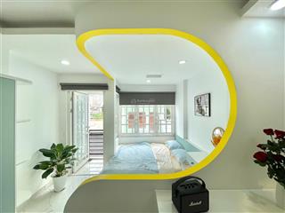 Cho thuê phòng studio ban công, máy giặt riêng q1 gần cầu nguyễn văn cừ, công an thành phố,nowzone