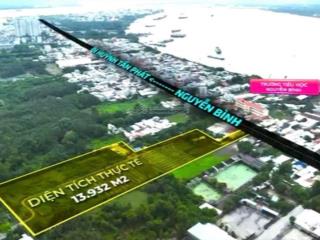 Bán đất 13.932m2 mặt tiền tại nguyễn bình, phú xuân, nhà bè, 279 tỷ cực chất
