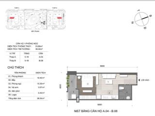 Cần bán lại căn hộ 1pn tại cara river park