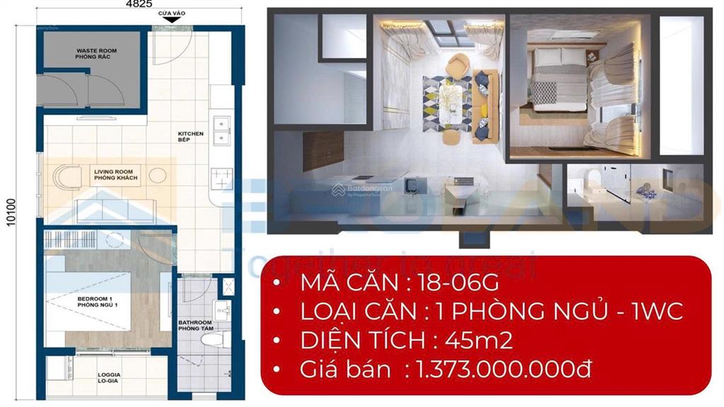 Giá đầu tư f0 cho căn 1pn thiên quân căn hộ cao cấp đối diện đh y dược cần thơ
