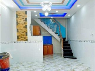 Bán nhà 1 trệt + 1 lầu đẹp, ô tô vào tận nhà  đường số 24 lê văn quới, sổ đẹp công chứng ngay