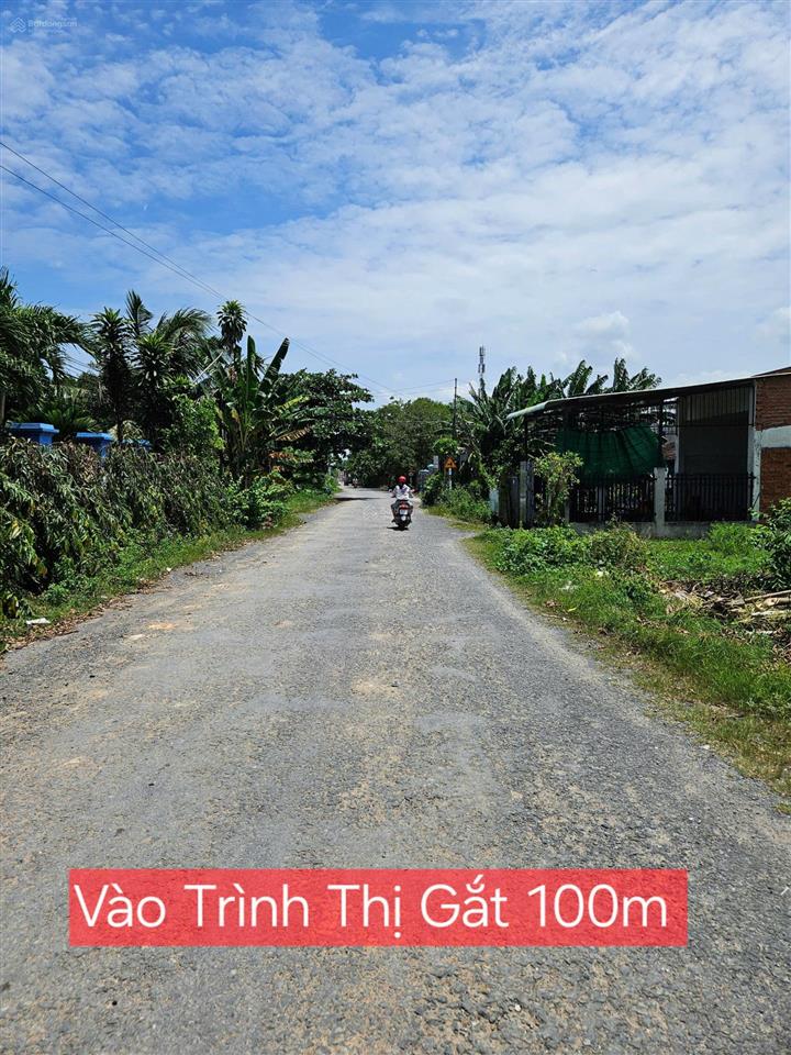 Chính chủ bán đất 2 mặt tiền trình thị gắt, củ chi, gần bến xe & trung tâm hành chính, sổ riêng