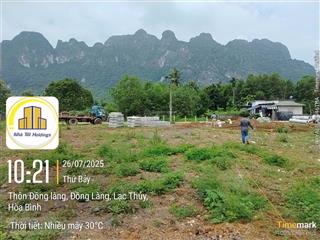 Lô đất vàng 134m², giá chưa tới 1 tỷ, ngay gần ql21a lạc thủy  sổ đỏ trao tay