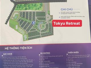 Chỉ từ 4tỷ5 sở hữu ngay căn shophouse tại tokyu retreat. lợi nhuận 65triệu  70 triệu/ tháng