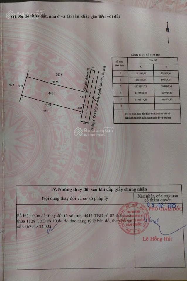Bán gấp lô đất thổ cư giá tốt tại ấp ngoài, phước hậu, cần giuộc, long an