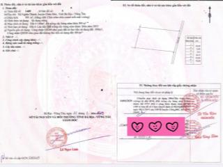 Cần bán 1 sào (1000m2) đất nằm ngay kcn sonadezi châu đức brvt tphcm có 400m2 thổ cư