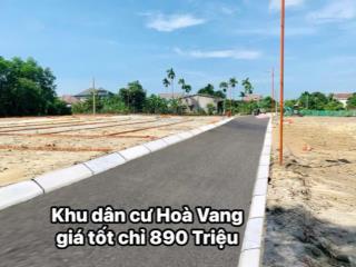 Khu dân cư hoà vang mới giá chỉ 890 triệu