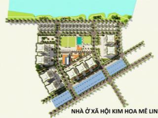 Dự án nhà ở xã hội kim hoa, mê linh, hà nội, diện tích 6370m2