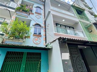 Bán nhà hẻm xe hơi đ. âu dương lân  4.2x11  3 tầng, 4pn  nhà mới đẹp  chỉ 6.5 tỷ tl