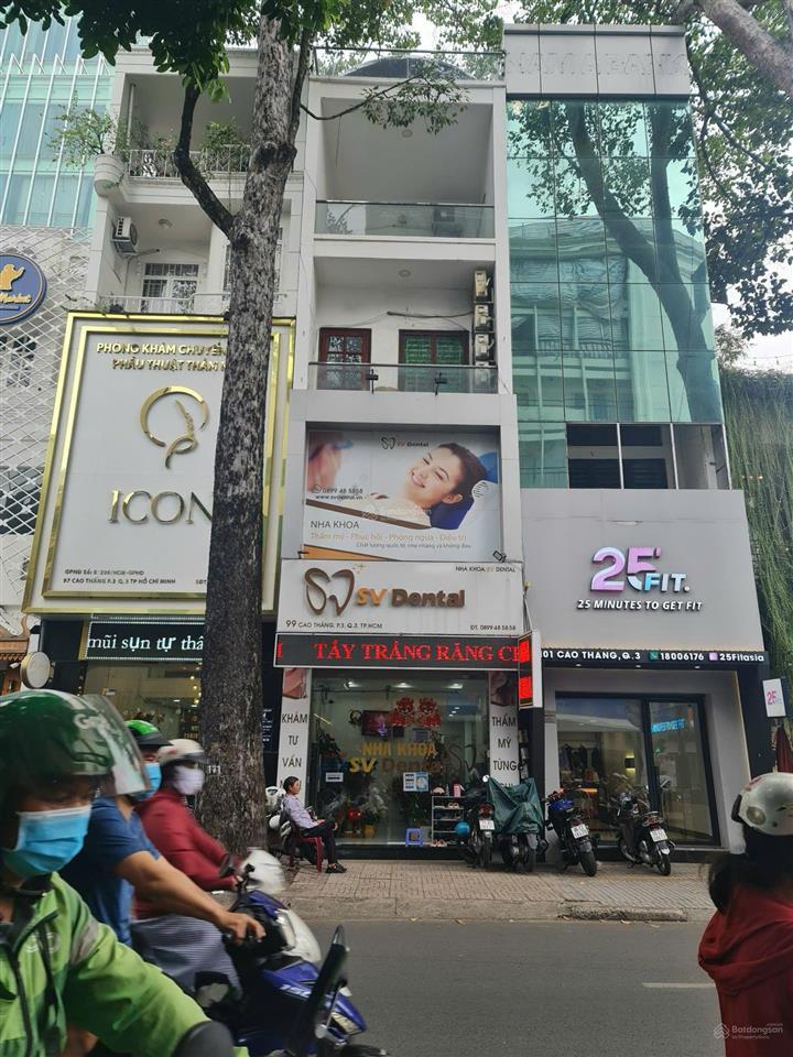 Mặt tiền cao thắng, quận 3 nhà 4x18m, trệt 3 lầu st giá 29 tỷ tl