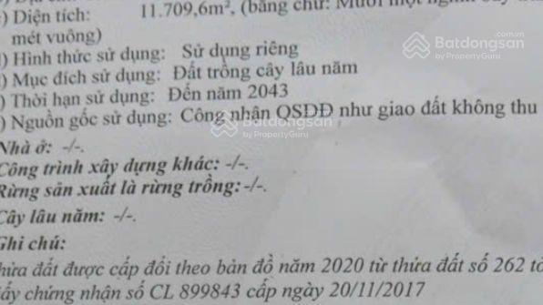 36000 m2(300m2tc)cách dự án 50 hecta kcn phước tân xã hồ tràm 1,5 km|giá 36tỷ làm kho bãi, đầu tư