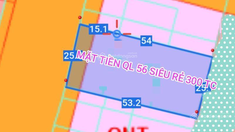 9 tỷ ngay ql 56 ngãi giao (25x53)m 300 (tc) gồm 3 căn nhà và nhà trọ cho thuê dân cư kín siêu phẩm