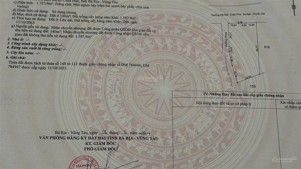 Bán đất mặt tiền đường phước tân  hội bài, vị trí đẹp kinh doanh kho xưởng