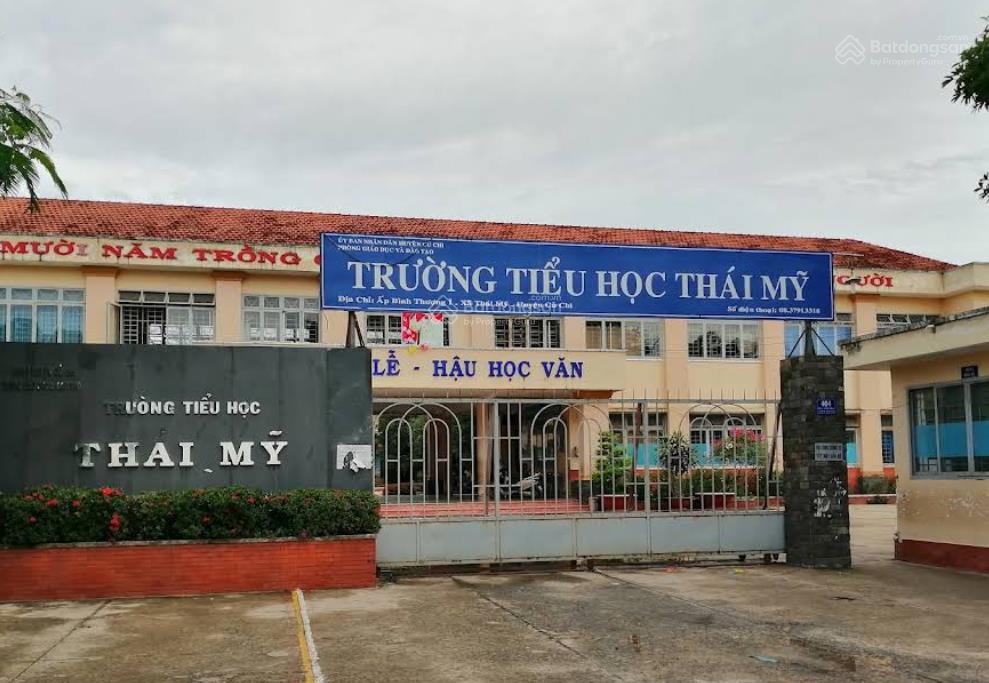 Đất trung ngay trường tiểu học thái mỹ diện tích 172m2 giá chỉ 1,39 tỷ sổ hồng riêng ngay tỉnh lộ 7