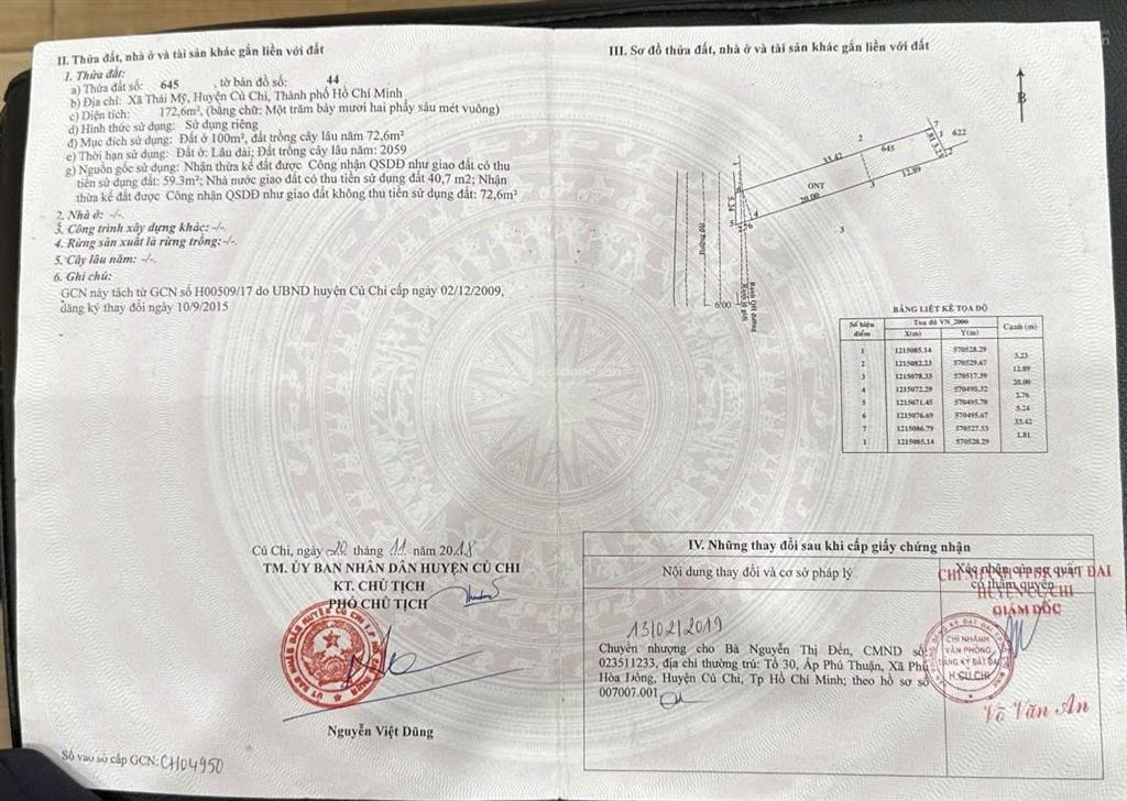 Đất trung ngay trường tiểu học thái mỹ diện tích 172m2 giá chỉ 1,39 tỷ sổ hồng riêng ngay tỉnh lộ 7