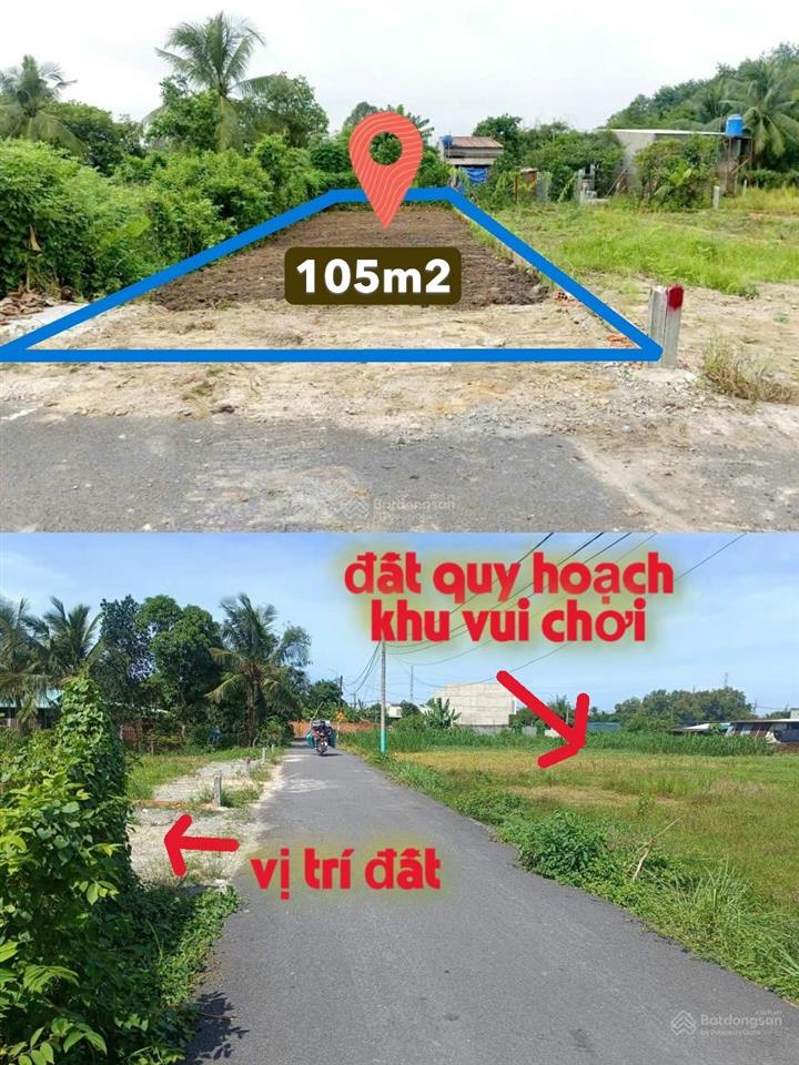 Bán đất 105m2 giá 885 triệu ngay gần kcn tây bắc củ chi, sổ hồng riêng dân cư đông đúc, đường nhựa