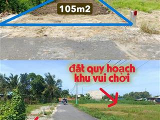 Bán đất 105m2 giá 1,2 tỷ ngay gần kcn tây bắc củ chi, sổ hồng riêng dân cư đông đúc, đường nhựa