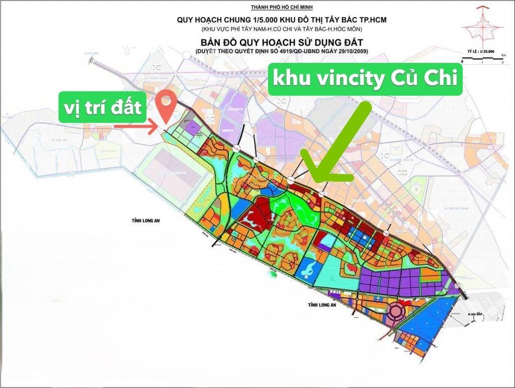 Bán đất 135m² chỉ 1 tỷ tại đường cây trôm mỹ khánh, phước hiệp, củ chi cách cầu vượt củ chi 1km