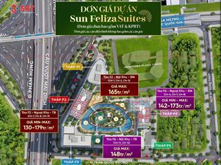 Bán căn 4 ngủ sun feliza suites cầu giấy giá ưu đãi dành cho khách hàng tiên phong