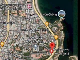 Bán lô đất gần biển, khu tđc hòn đỏ, đường phạm văn đồng, phường vĩnh thọ, tp. nha trang, khánh hòa