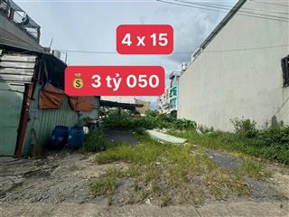 Chính chủ gửi bán  đất thổ cư 100%, sổ riêng hồng, q.12  56,1m² giá chỉ 3,05 tỷ