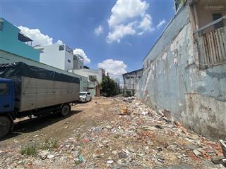 Nền đất hẻm 703 hương lộ 2 (gần cây xăng) hẻm nhựa 7m, khu dân trí cao, xây dựng đủ ko lộ giới