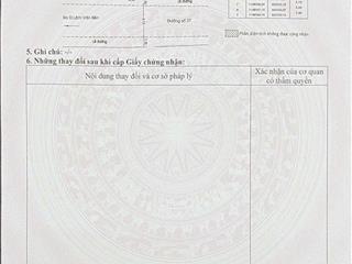 Chính chủ cần bán lô đất tại đường số 37 sổ hồng cầm tay tọa tại q7
