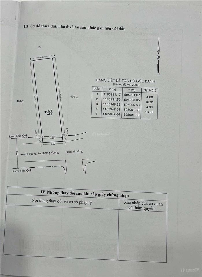 100% thổ cư hxh 6m đường an dương vương p. 16 q. 8 dt 67m2 giá chỉ 4.9 tỷ (còn tl)