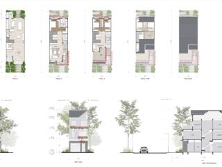 Townhouse mùa hạ chuyển nhượng, 130m2, giá gốc 7 tỷ, chênh hợp lý