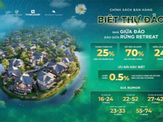 Hot  giá rumor biệt thự đảo eco retreat