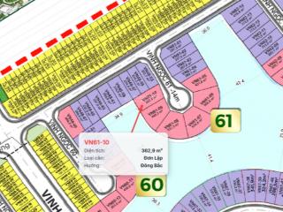 Hàng độc quyền  45,9 tỷ, 362,9m2 đơn lập rẻ quạt vinhomes green paradise cần giờ.