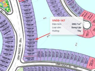 Hàng độc quyền  31,6 tỷ, 266,7m2 vinhomes green paradise cần giờ