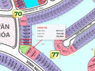 Hàng độc quyền  79,7 tỷ, 457,4 m2 đơn lập vinhomes green paradise cần giờ