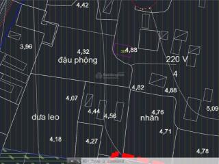 Đất hiện hữu xây dựng tự do gần chợ, trường học