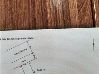 lô tdc tràng cát đẹp ko tỳ vết 40m2 hướng tây tt áp góc cạnh vườn hoa